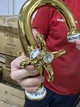 Смеситель для умивальника Luxor Bambina Gold Blauwerden Золотой - изображение 8
