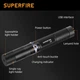 Ліхтар лазерний акумуляторний SuperFire J02 200mAh (J02-SF) - зображення 3