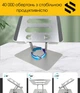 Підставка для ноутбука та планшета HQ-Tech Stabletron DT-086 Aluminum Laptop Stand Silver для MacBook з підвищеною стійкістю для ноутбуків до 17 дюймів, складна конструкція з поворотним механізмом на 360 ° (колір siilver) - зображення 6