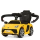 Детский электромобиль каталка-толокар с родительской ручкой Bambi Racer 6V5Ah M 3591L-6 Yellow (M 3591L) - изображение 3