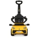 Детский электромобиль каталка-толокар с родительской ручкой Bambi Racer 6V5Ah M 3591L-6 Yellow (M 3591L) - изображение 4