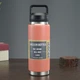 Чашка термос вакуумный A-Plus Vacuum Bottle 600 ml с двойными стенками из нержавеющей стали Оранжевый - изображение 4
