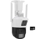 Вулична Wi-Fi камера відеоспостереження подвійна Smart PTZ A23Q-3+3 MP, керування APP, нічна зйомка + Карта 64Гб - зображення 14