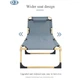 Розкладне ліжко Jet Folding Outdoor Bed корпова розкладачка, лежак з подушкою, м'який шезлонг Сірий - зображення 5