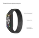 Ремешок для Xiaomi Mi Band 7/6/5/4, Braided Solo Loop, черный, размер S, нейлоновый плетеный браслет, эластичный сменный ремешок для фитнес-трекера с надежным креплением, ArmorStandart (ARM59179) - изображение 3