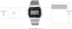 Чоловічий годинник Casio A158WA-1DF - зображення 3