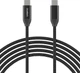 Кабель Choetech USB Type-C - USB Type-C 2 м Gen2 240W (50V/5A) в оплетке Черный (XCC-1036) - изображение 1