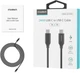 Кабель Choetech USB Type-C - USB Type-C 1.2 м Gen2 240W (50V/5A) в оплетке Черный (XCC-1035) - изображение 3