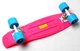 Пенні борд Penny Board 55 малиновий з матовими колесами - зображення 6
