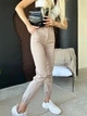 Женские брюки джоггеры Fashion 50 бежевый - изображение 1