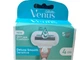 Змінні картриджі для гоління (леза касети) жіночі Gillette Venus 5 лез Smooth Sensitive 4 шт. - зображення 1