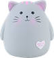 Скарбничка Kite Grey cat пластикова 15х13х13 см Сіра (K23-498-3) - зображення 1