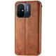 Чохол книжка на Xiaomi Redmi 12C / для Ксяомі, сяомі, ксіомі редмі 12с (штучна шкіра) Коричневий - зображення 3