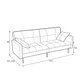 Сірий диван-ліжко Roberto Halmar 193x86x85 (V-CH-ROBERTO-SOFA) 155616 - зображення 2