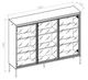 Комод Trend Lenart 150x118x33,2 (TR-08) 159128 - зображення 2
