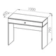 Туалетний столик Marine ML Meble 100x79x40 (MARINE 09) 160645 - зображення 2