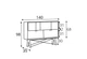 Стелаж Lowest Pocket Black/White Minko 140x98x35 (regal-lowest-pocket-black-white) 131120 - зображення 2