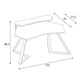 Современный письменный стол с полкой для офиса или кабинета Forks Halmar 130x88,5x79 (V-PL-FORKS-BIURKO) 145396 - изображение 2
