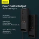 Автомобільний інвертор Baseus In-car Inverter 150W (Чорний) CRNBQ-A01 - зображення 4