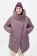 Подовжений жіночий пуховик Finn Flare FWB160135-831 Plus Size темно-рожевий 5XL - зображення 1