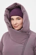 Подовжений жіночий пуховик Finn Flare FWB160135-831 Plus Size темно-рожевий 5XL - зображення 5