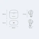 Бездротові Bluetooth навушники Baseus Bowie E3 True Wireless Earphones BT 5.0 Black NGTW080001 - изображение 6