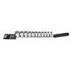 Набор дюймовых головок 12-гр. 1/2" 11 ед. (на планке) TOPTUL GBAQ1102 TOPD-3193 - изображение 1