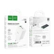 Мережевий зарядний пристрій Hoco C126A PD40W 2USB-C 1USB QC3.0 cable Type C to Type C Швидка зарядка White - изображение 2