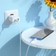 Мережевий зарядний пристрій Hoco C126A PD40W 2USB-C 1USB QC3.0 cable Type C to Type C Швидка зарядка White - изображение 3
