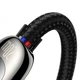 Кабель з дисплеєм Type-C - Lightning Baseus Display Fast Charging Data Cable 20W 1m чорний (CATLSK-01) - зображення 3