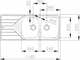 Кухонна мийка TEKA Universe 80 T-XM 2B 1D 1160x500x170 мм декор (115170006) - зображення 11