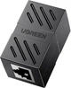 З'єднувач витої пари RJ45 Ugreen Cat7 Cat6 Cat5e роз'єм-подовжувач Ethernet Black (NW114) 20390 - зображення 1