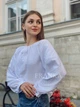 Традиційна вишиванка жіноча білим по білому "Біла гармонія" на домотканому полотні 12231-58 (3XL) - зображення 2