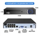 Комплект IP вiдеоспостереження Hiseeu на 1 внутрішню камеру POE 4Мп - зображення 5