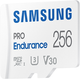 Карта пам'яті Samsung PRO Endurance microSDXC 256GB Class 10 UHS-I U3 V30 + SD адаптер (MB-MJ256KA/EU) - зображення 3