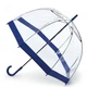 Механический женский прозрачный зонт-трость FULTON BIRDCAGE-1 L041 - NAVY - изображение 1
