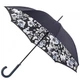 Женский зонт-трость полуавтомат Fulton Bloomsbury-2 L754 - Mono Floral (Цветы) - изображение 1