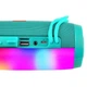 Портативная беспроводная Bluetooth колонка TG-157 с LED подсветкой mint - изображение 2