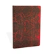Блокнот Paperblanks Кружева Аллюр мини 10х14 см в линию Красный (9781439732519) - изображение 2