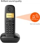 Радиотелефон DECT GIGASET A170 DUO BLACK с дополнительной трубкой (L36852H2802S301) - изображение 2