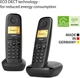 Радиотелефон DECT GIGASET A170 DUO BLACK с дополнительной трубкой (L36852H2802S301) - изображение 5