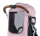 Детская прогулочная коляска FreeOn LUX Premium Dusty 90 x 56 x 104 см Pink-Black (FO0030) - изображение 5