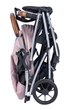 Детская прогулочная коляска FreeOn LUX Premium Dusty 90 x 56 x 104 см Pink-Black (FO0030) - изображение 6