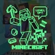 Дитяча піжама для хлопців Майнкрафт Minecraft | світиться у темряві | 3 роки зріст 96-104см | колір бірюзовий - зображення 3