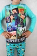 Дитяча піжама для хлопців Майнкрафт Minecraft | світиться у темряві | 3 роки зріст 96-104см | колір бірюзовий - зображення 15