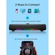 Акустика для ПК з підсвічуванням ONIKUMA RGB Backlight L16 5Wx2 BT5.3/USB black - зображення 6