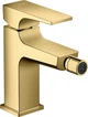 Смеситель для биде HANSGROHE Metropol 32520990 золото с донным клапаном - изображение 1
