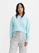 Свитшот женский Levi's Graphic Salinas Crew Crew Mushroom Cat A5524-0002 XS Голубой с принтом (5401128258444) - изображение 3