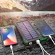 УМБ Solar power bank 20000mAh PN-W12 IPX4 чорний - зображення 4