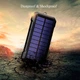 УМБ Solar power bank 20000mAh PN-W12 IPX4 чорний - зображення 9